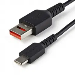 StarTech Cable de Carga Segura USB 2.0 a USB-C 1m Negro