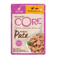 Wellness Core Kitten Pollo en Paté sobre