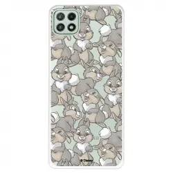 Funda Oficial de Disney Tambor Patrones Bambi para Samsung Galaxy A22 5G
