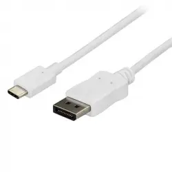Startech Cable de USB-C a DisplayPort 4K 60Hz 1.8m Blanco