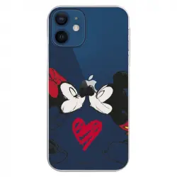 Funda Oficial de Disney Mickey y Minnie Beso Clásicos Disney para iPhone 12 Mini