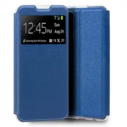 Cool Funda Flip Cover Liso Azul para Xiaomi Redmi Note 11/Note 11S