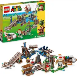 Lego Súper Mario Set de Expansión: Vagoneta Minera de Diddy Kong