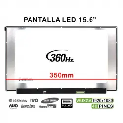 Pantalla Led De 15.6" Para Portátil NE156FHM-NZ3 V8.0 360hz 40 Pines
