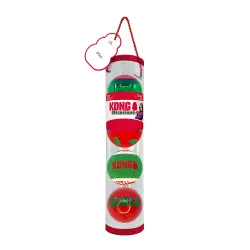 Pelotas KONG Holiday Occasions - Set de 4