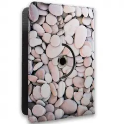 Cool Funda Giratoria Dibujos Piedras para Ebook/Tablet 10"