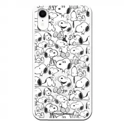 Funda Oficial de Peanuts Snoopy Siluetas para iPhone XR