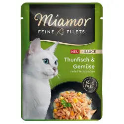 Miamor filetes en salsa 6 x 100 g - Atún y verdura