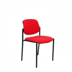 Piqueras y Crespo Villalgordo Silla Fija Bali Rojo Chasis Negro