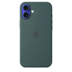 Apple Funda de Silicona con MagSafe Verde Lago para iPhone 16 Plus
