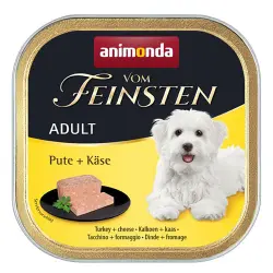 animonda vom Feinsten Adult 22 x 150 g - con pavo y queso