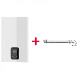 Ariston Next Evo X Calentador Gas Natural Estanco Instantáneo 16L/Minuto A con Kit Salida de Humos