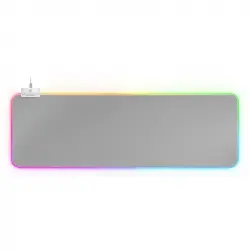 Mars Gaming MMPRGB2 Alfombrilla Gaming XXL RGB Blanco/Plata