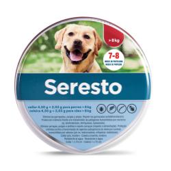 Seresto Collar antiparasitario para perros de más de 8 Kg