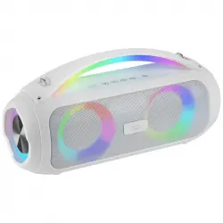 Mars Gaming Ms-pulse Altavoz Portátil Bluetooth 5.3 50w Rms Rgb Ultra-bass Manos Libres Blanco