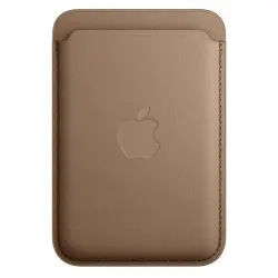 Apple Cartera de Trenzado Fino con MagSafe Marrón Topo para iPhone