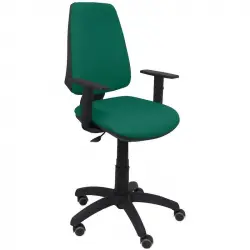 Piqueras y Crespo Elche CP Bali Silla de Oficina Brazos Regulables Ruedas Parquet Verde