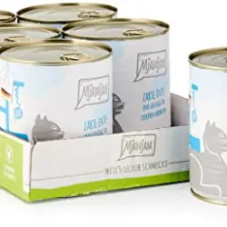 MjAMjAM comida húmeda para gatos 6 x 800 g  - Pato y ave tiernos con sabrosas zanahorias