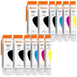Pccom Essential Epson 26xl Cartucho Tinta Compatible Negro/negro Photo/cian/magenta/amarillo Pack 12