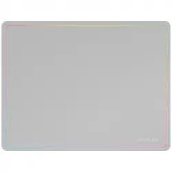 Marsgaming Mmp124 Alfombrilla Gaming 360x260mm Diseño Rainbow Caucho Natural Y Nanotextil Blanco