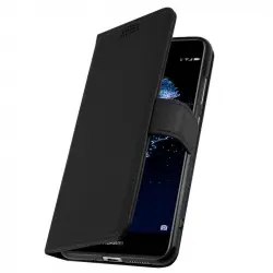 Avizar Funda Libro Tipo Billetera Negra para Huawei P10
