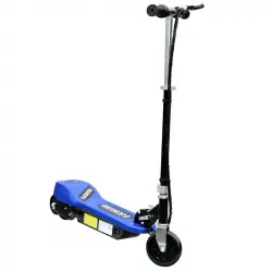 HomCom Scooter Patinete Eléctrico Plegable con Manillar Ajustable Azul