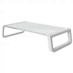 Trust Monta Soporte para Monitor de Cristal Templado Blanco