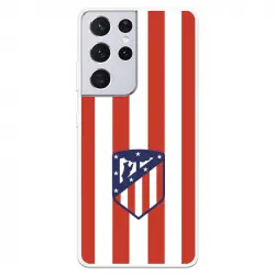 Funda del Atleti Escudo Rojiblanco Licencia Oficial Atlético de Madrid para Samsung Galaxy S21 Ultra