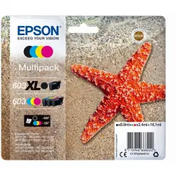 Cartucho de Tinta Original Epson 603 XL BK/C/M/Y