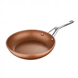 San Ignacio Sartén Origen D.28cm En Aluminio Forjado, Apta Para Inducción, Cobre