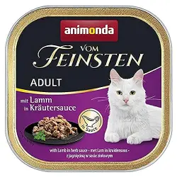 Megapack animonda vom Feinsten Adult 32 x 100 g - con cordero y salsa de hierbas