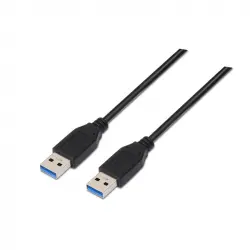 Nanocable Cable USB 3.0 Tipo A/A Macho/Macho 1m Negro