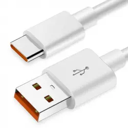 OcioDual Cable de Carga/Datos USB-C a USB 2.0 Carga Rápida 1.5m Blanco