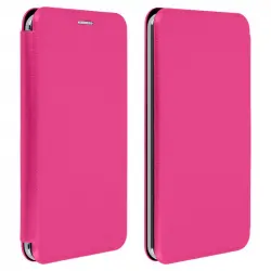Avizar Funda Libro con Slide Fucsia para Smartphones de 4.8" a 5.3"
