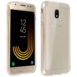 Avizar Funda Protectora de Silicona Transparente Ultrafina para Samsung Galaxy J3 2017