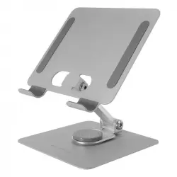 Mars Gaming MA-RST Soporte Plegable Antideslizante 2 en 1 Blanco para Tablets y Convertibles hasta 13"