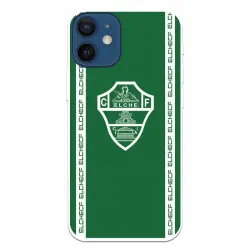 Funda Licencia Oficial Elche CF Escudo Fondo Verde para iPhone 12 Mini