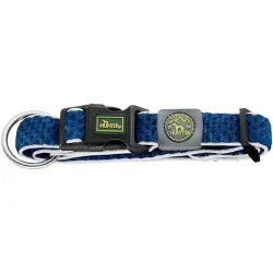 Hunter Hilo Vario Basic Collar azul para perros