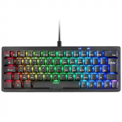 Mars Gaming MKMINIPRO Teclado Mecánico RGB 60% Switch Marrón Negro