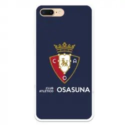 Funda Licencia Oficial CA Osasuna Escudo Fondo Azul para iPhone 8 Plus