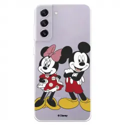 Funda Para Samsung Galaxy S23 Fe Oficial De Disney Mickey Y Minnie Posando - Clásicos Disney