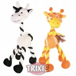 Trixie juguete de cuerda con pelota de tenis, 28cm