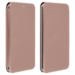 Avizar Funda Libro con Slide Champán para Smartphones de 4.8" a 5.3"