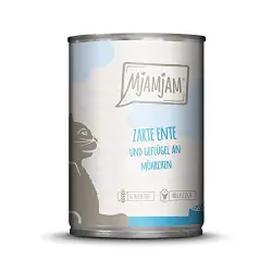 MjAMjAM comida húmeda para gatos 6 x 400 g - pato y ave
