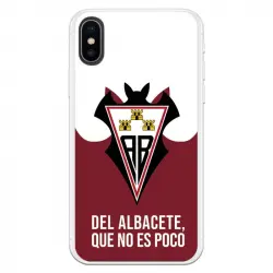 Funda Licencia Oficial Albacete Balompié Escudo del Albacete que no es Poco para iPhone X