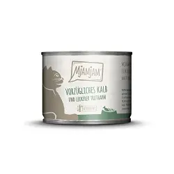 MjAMjAM comida húmeda para gatos 6 x 400 g - ternera y pavo