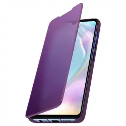 Avizar Funda Cartera Translúcida Violeta para Huawei P30