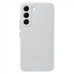 Samsung Leather Cover Funda de Piel Gris Claro para Galaxy S22