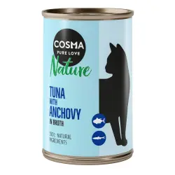Cosma Nature 6 x 140 g - Atún con anchoas