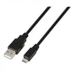 Equip Cable USB 2.0 Tipo A a Micro USB Tipo B Macho/Macho 1.8m Negro